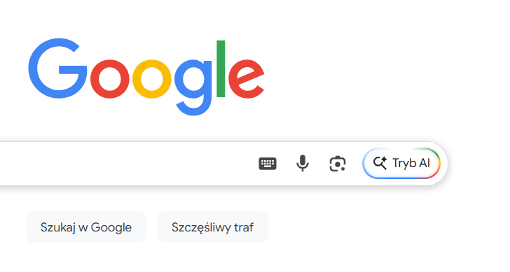 Tryb AI Google